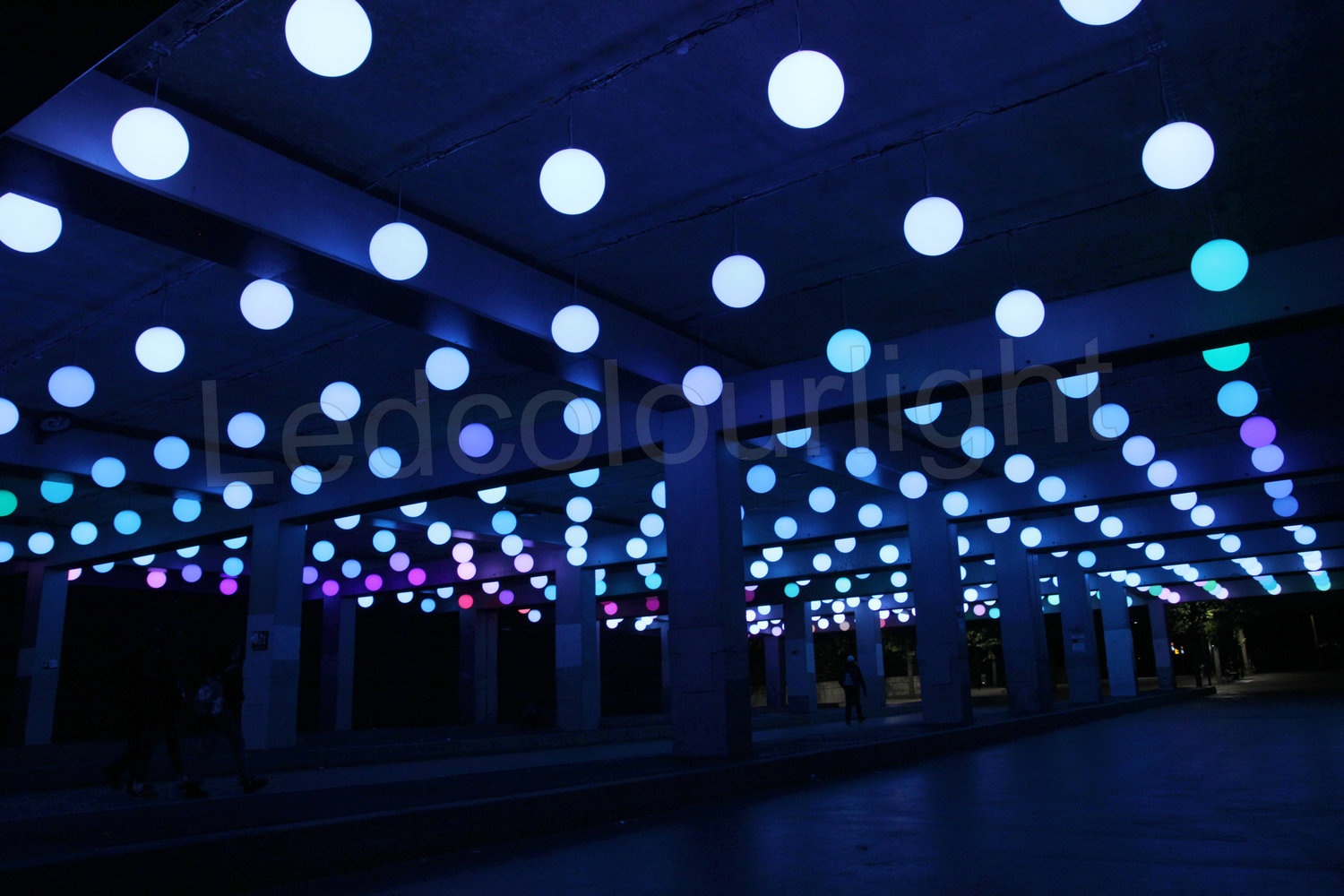 hanging sphere lights
